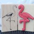 Flamingo Rubber Stamp