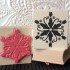 Frosty Feline Snowflake Rubber Stamp