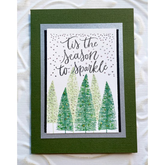 Tis The Season to Sparkle Rubber Stamp