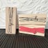 Vintage Skis Rubber Stamp