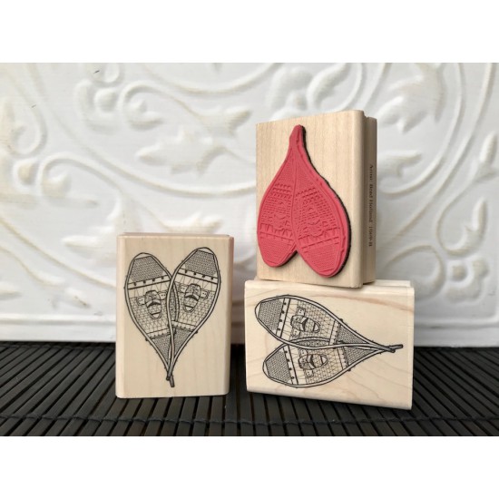 Snowshoes Rubber Stamp