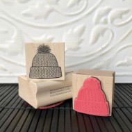 Knitted Toque Rubber Stamp Knitted Toque Rubber Stamp