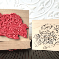 Tea Rose Rubber Stamp Tea Rose Rubber Stamp
