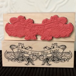Please Save This Date Rubber Stamp Please Save This Date Rubber Stamp