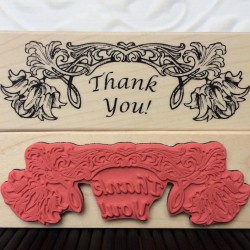 Wedding Thank-You Rubber Stamp Wedding Thank-You Rubber Stamp
