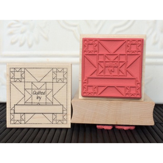 Quilted By Rubber Stamp