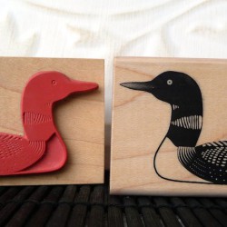 Loon Rubber Stamp
