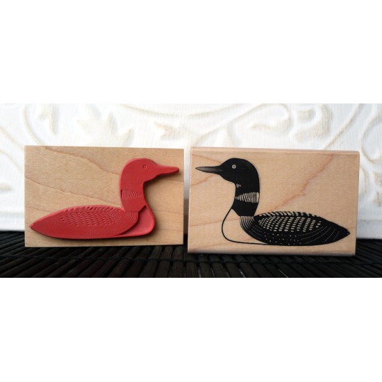 Loon Rubber Stamp