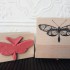 Confusa Butterfly Rubber Stamp