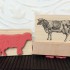 Holstein Cow Rubber Stamp