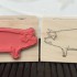 Pig Rubber Stamp