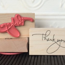 Thank-You Script Rubber Stamp Thank-You Script Rubber Stamp