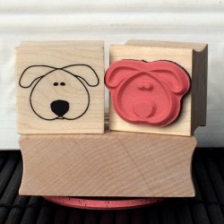 Puppy Face Rubber Stamp Puppy Face Rubber Stamp