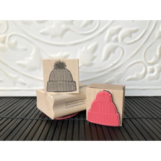 Knitted Toque Rubber Stamp Knitted Toque Rubber Stamp