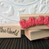 Joy to the World Rubber Stamp