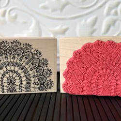 Pineapple Peacock Tapestry Rubber Stamp Pineapple Peacock Tapestry Rubber Stamp
