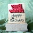 Happy Birthday with Sparkler Rubber Stamp