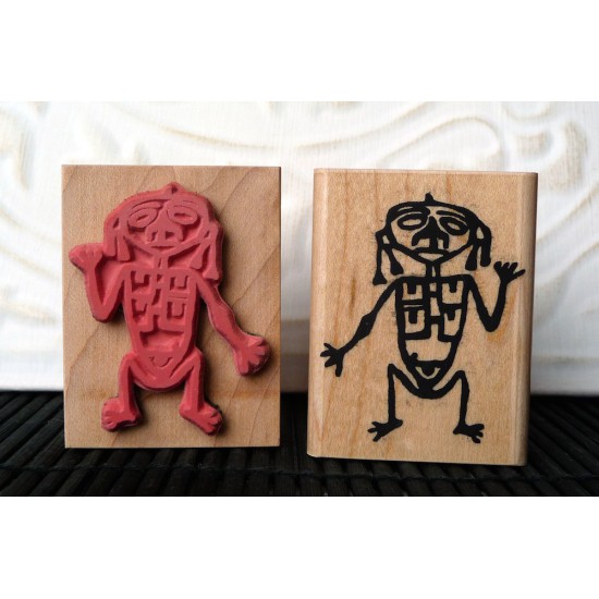 Steve Petroglyph Rubber Stamp