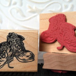 Boots Rubber Stamp Boots Rubber Stamp