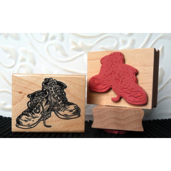 Boots Rubber Stamp