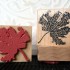 Autumn Maple Leaf Rubber Stamp