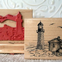 Lighthouse Rubber Stamp Lighthouse Rubber Stamp