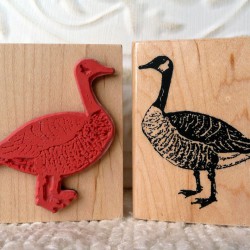 Canada Goose Rubber Stamp