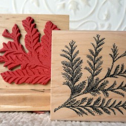 Cedar Bough Rubber Stamp Cedar Bough Rubber Stamp