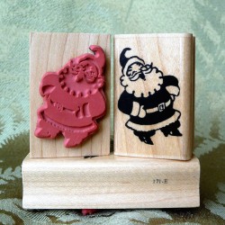 Antique Santa Rubber Stamp Antique Santa Rubber Stamp