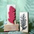 Small Cedar Branch Rubber Stamp