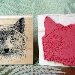 Coyote Rubber Stamp