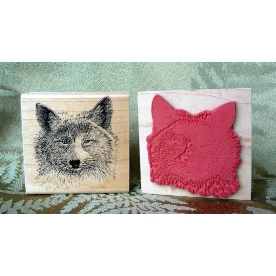 Coyote Rubber Stamp