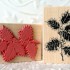 Variegated Holly Rubber Stamp