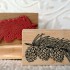 Pine Cone Branch Rubber Stamp