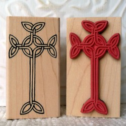 Celtic Cross Rubber Stamp