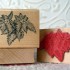 Boston Fern Plant Rubber Stamp
