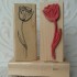 Tulip Flower Rubber Stamp