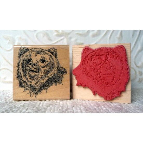 Bear Rubber Stamp