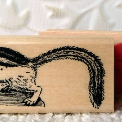 Chipmunk Rubber Stamp