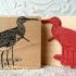 Sandpiper Bird Rubber Stamp