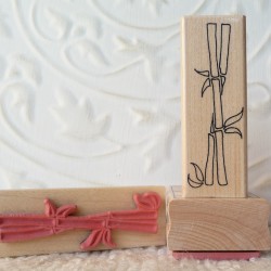 Bamboo Rubber Stamp