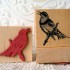Varied Thrush Bird Rubber Stamp