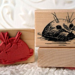 Harbour Seal Rubber Stamp