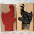 Brown Pelican Bird Rubber Stamp