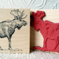Moose Rubber Stamp Moose Rubber Stamp