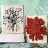 Holly Branch Rubber Stamp
