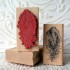 Downey Feather Rubber Stamp