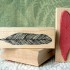 Feather Rubber Stamp