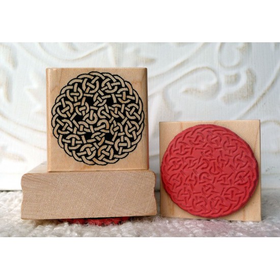 Celtic Rope Circle Rubber Stamp