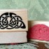 Celtic Half Circle Rubber Stamp